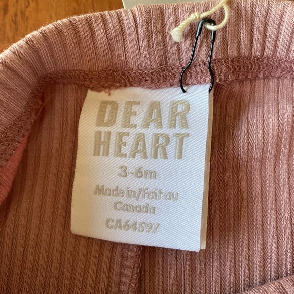 ❌SOLD Dear Heart Co Bamboo Ribbed Knit Pants - Picture 5 of 6